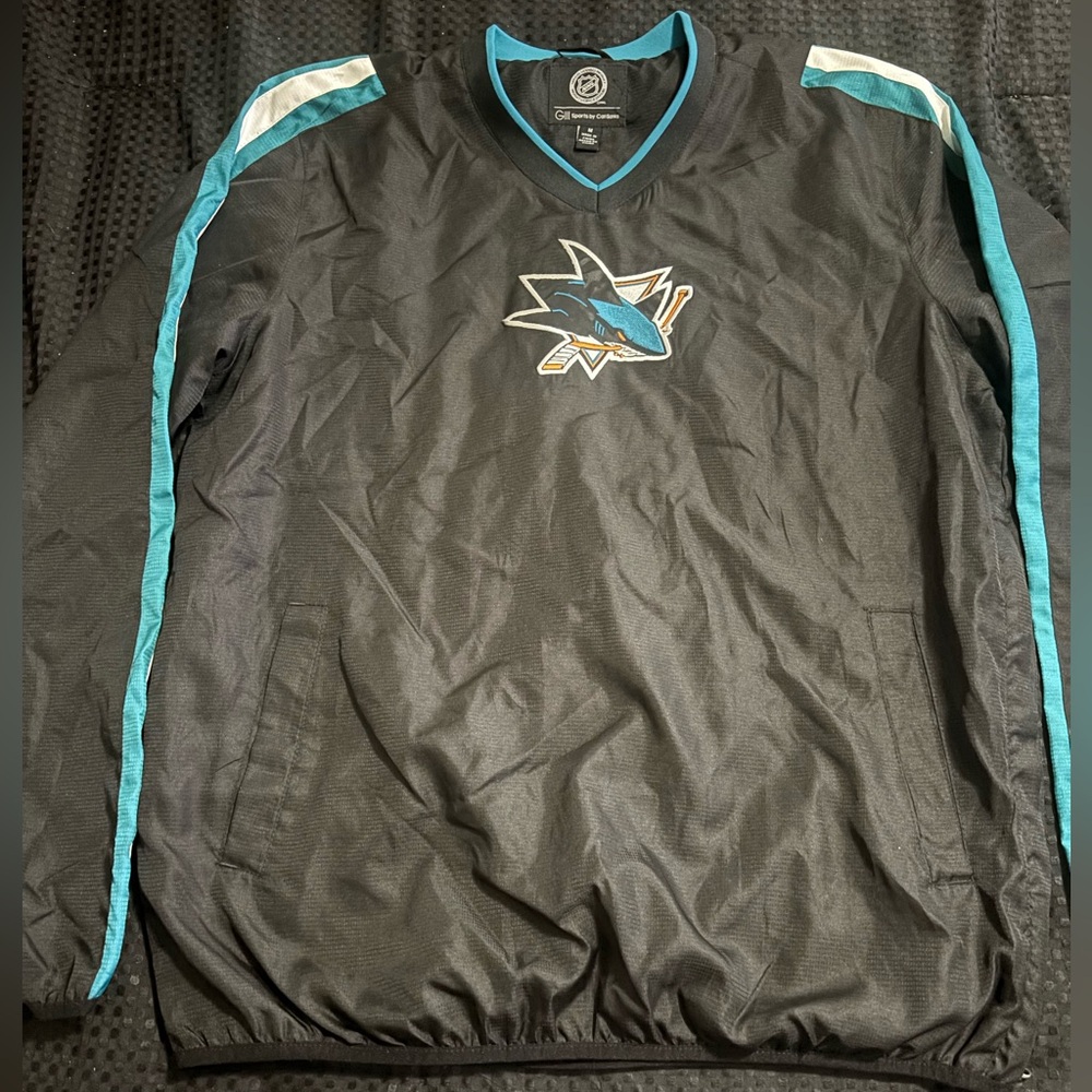 San Jose sharks Carl banks windbreaker